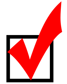 RED CHECK MARK 1